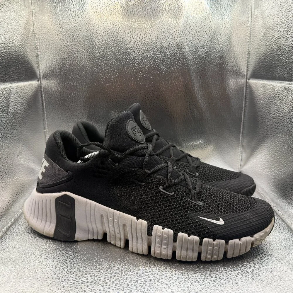 Size 13 Nike Free Metcon 4 Black Mens Gym Workout Athletic Shoes CT3886-010
